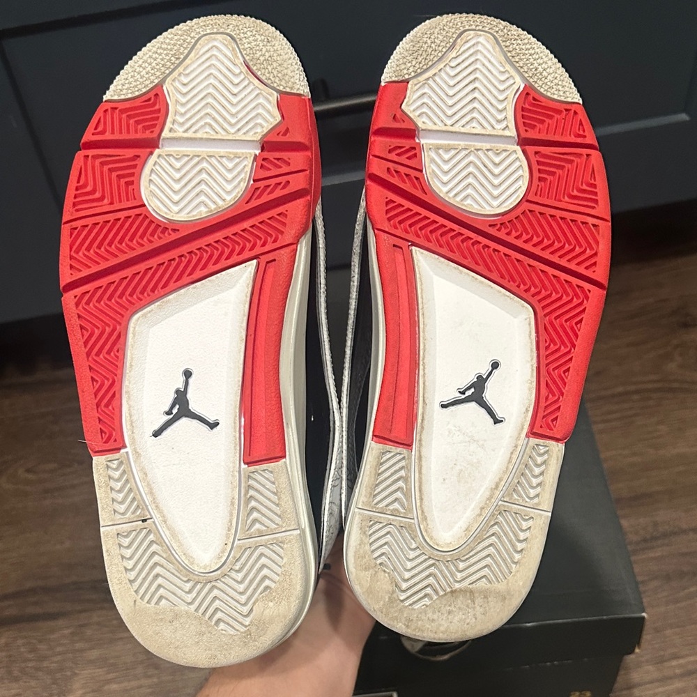 Jordan Kids Sneakers - Black, Red, White Design - Picture 6 of 7